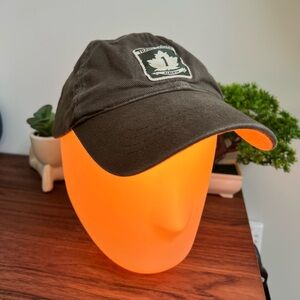 Red Canoe Trans Canada Alberta Olive Green Baseball Cap with embroidered Logo